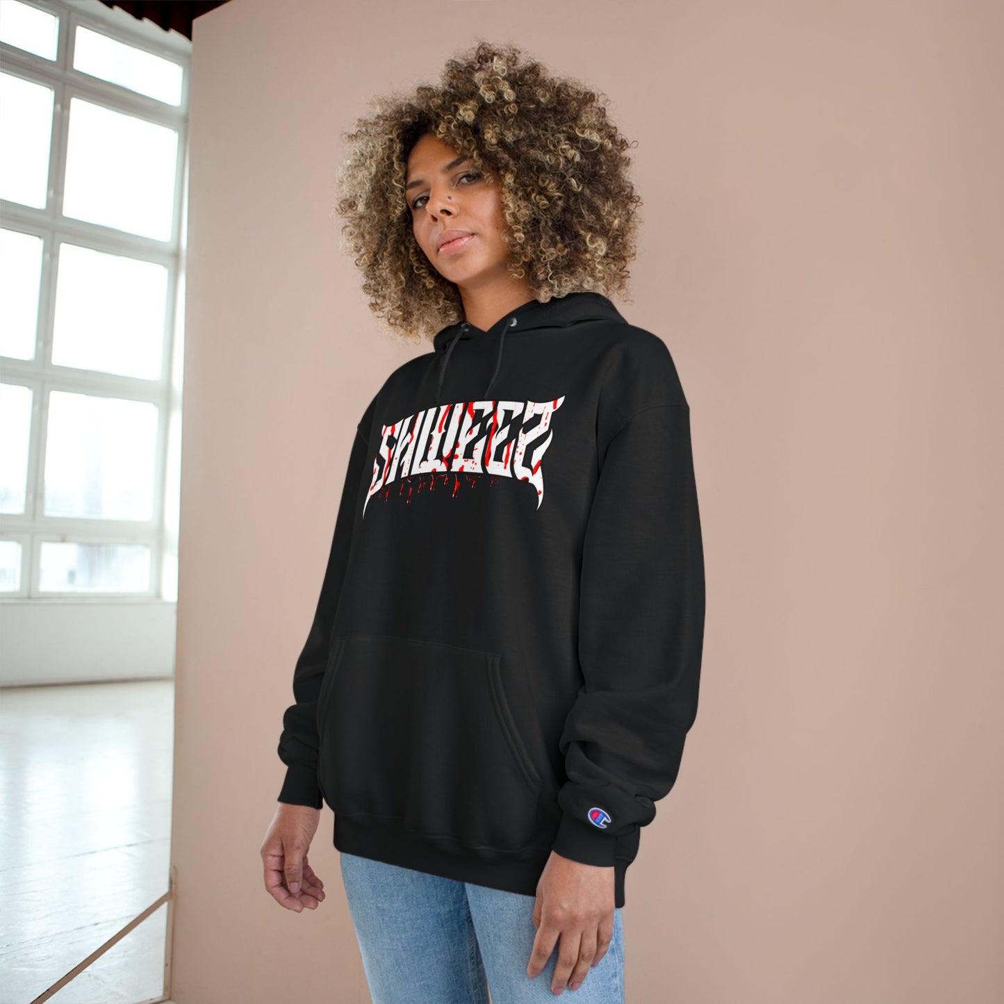 SHWEEZ DRIP CHAMPION HOODIE (FRONT & BACK)